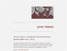 Tablet Screenshot of johntirman.com